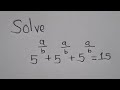 Find the value of a and b