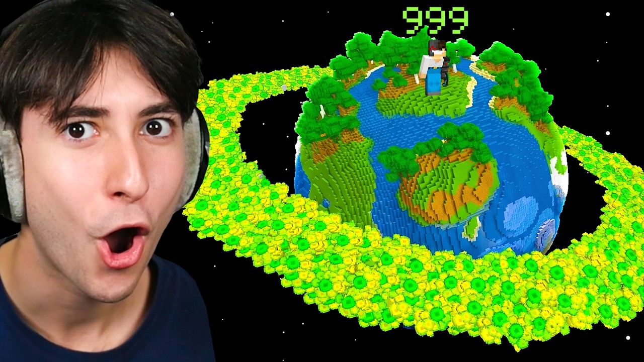 My XP = My World Size in Minecraft!