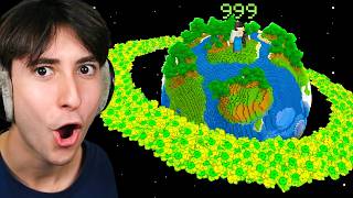 My XP = My World Size in Minecraft!
