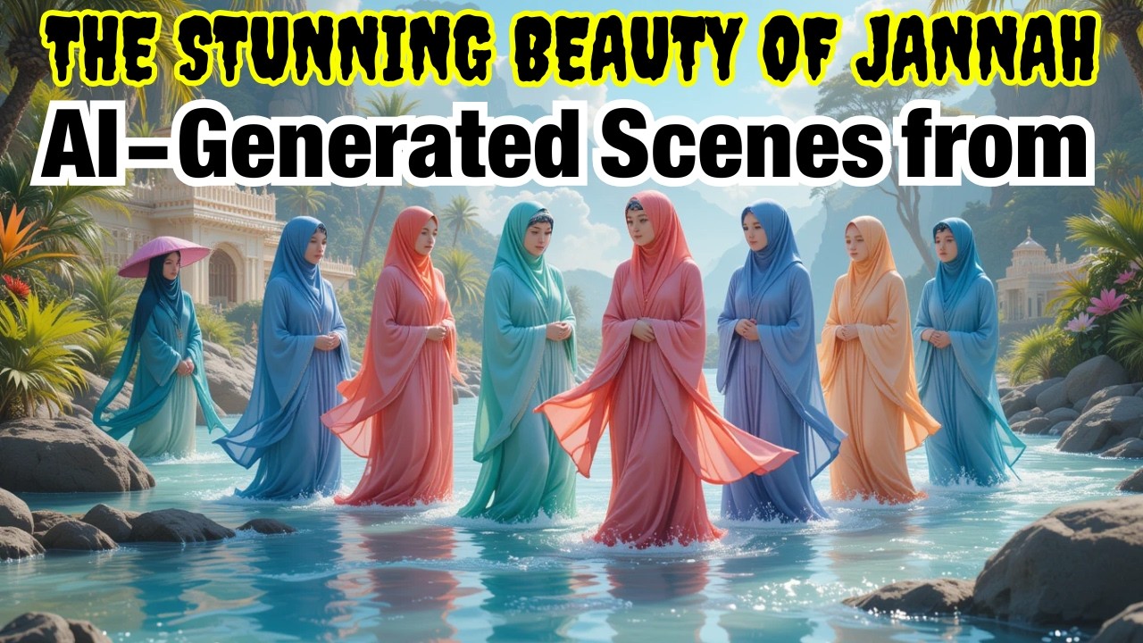 Witness the Beauty of Paradise! AI Visualization Based on Quran & Hadith 🌿✨