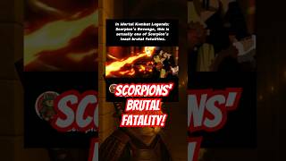 Scorpions Most Brutal Fatality Scene Ever Mortal Kombat