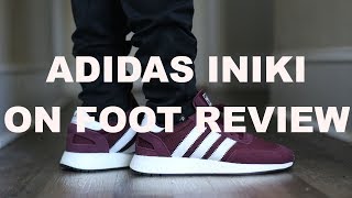 Adidas Maroon Iniki On Foot Review 