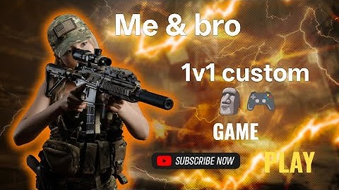 🎯 “Me & Bro 🔥 | 1v1 Custom Match | Epic Battle Gameplay”⚡ 