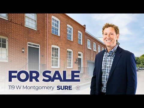 119 W Montgomery St, Baltimore, MD home video tour