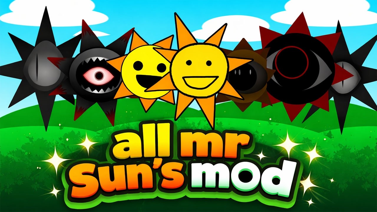 Sprunki but all mr sun's mod