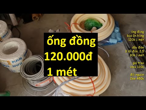 Video Phụ kiện lắp điều hòa nhật nội địa bãi ống đồng giá... - youtube