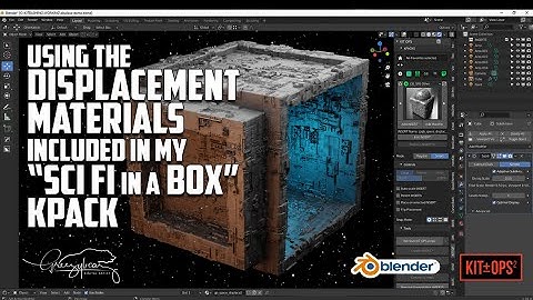 USING DISPLACEMENT MATERIALS FROM "SCI FI in a BOX" KPACK