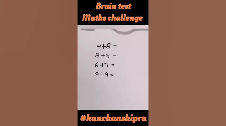 brain test | maths challenge #shorts #brainteaser #puzzle #mathspuzzles #viral #trending #riddles