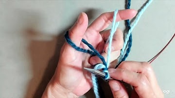 2022-24 Alternating 2 Color Long Tail Cast On