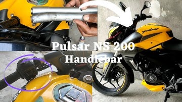 How to change a Bent Handle bar Pulsar NS 200 and Pulsar RS 200