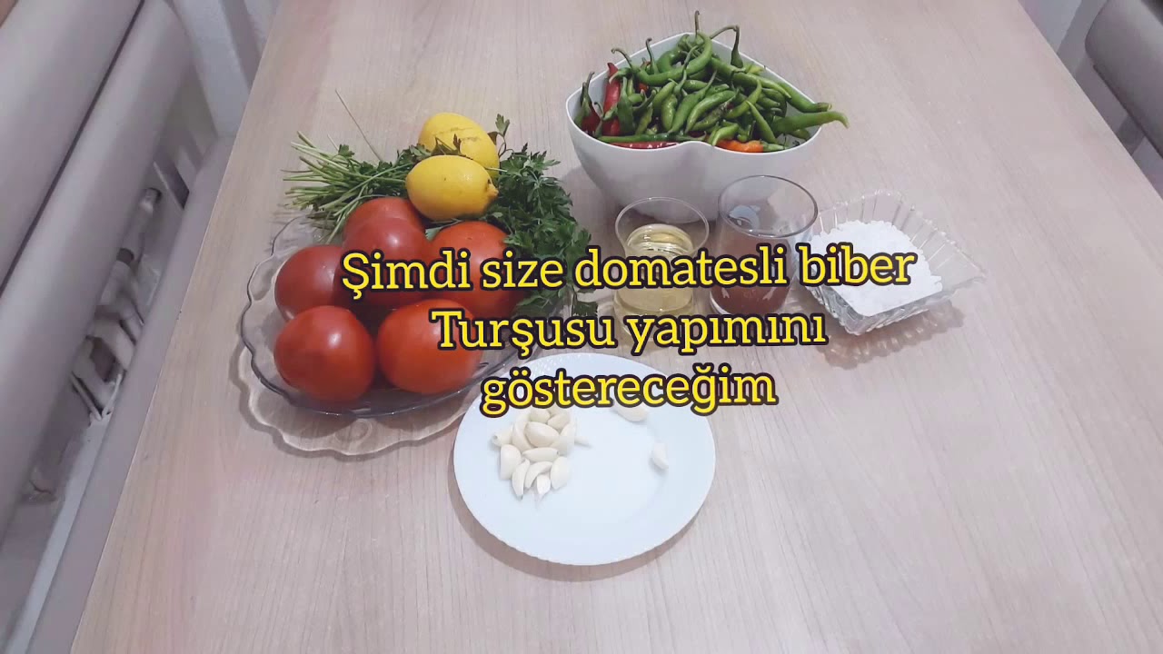 💯💯doğal ev yapımı domatesli biber turşusu nasıl yapılır YouTube