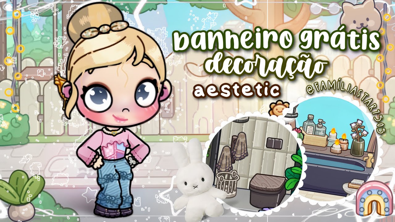 °- ::🌻; ° decoração grátis banheiro aestetic ✨✨💖💖