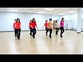 Straight line  line dance dance  teach in english  
