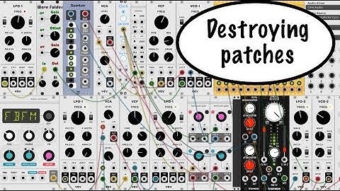 Up the Rabbit hole // Dark Ambient // VCV #9