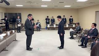 令和8年2月11日。衆議院議員総選挙当選証書付与式、宮城県庁。