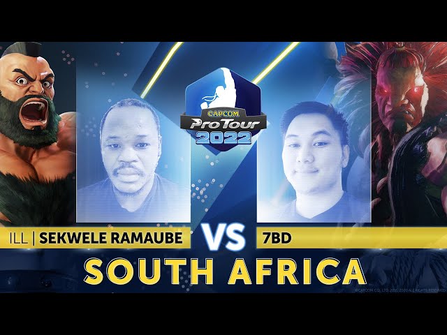 Sekwele Ramaube (Zangief) vs. 7BD (Akuma) - Top 16 - Capcom Pro Tour 2022 South Africa