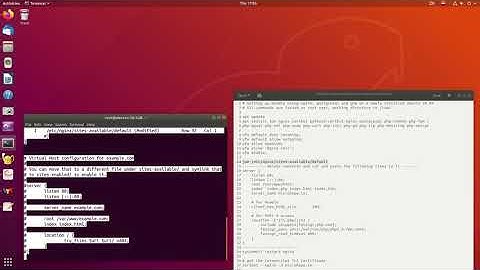 Moodle Install Server part