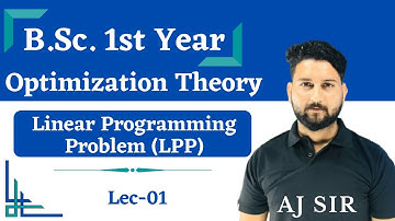 Linear Programming Problem||Operation Research||optimization theory||Graphical Method||B.Sc 1st year