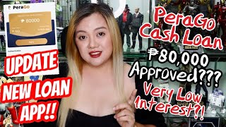 PERAGO CASH LOAN | P80,000 APPROVED | VERY LOW INTEREST?!