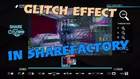 How to make a GLITCH EFFECT in SHAREFACTORY PS4