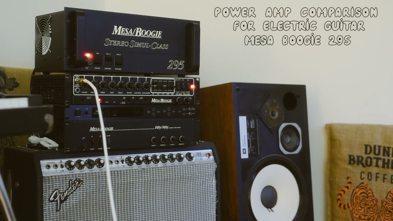 Power Amp Comparison For Electric Guitar ...Mesa Boogie vs Marantz