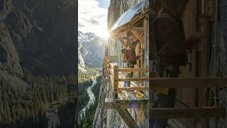 🏔️ Building a Dream Home on a Mountain | Incredible Mountain House Construction #usa