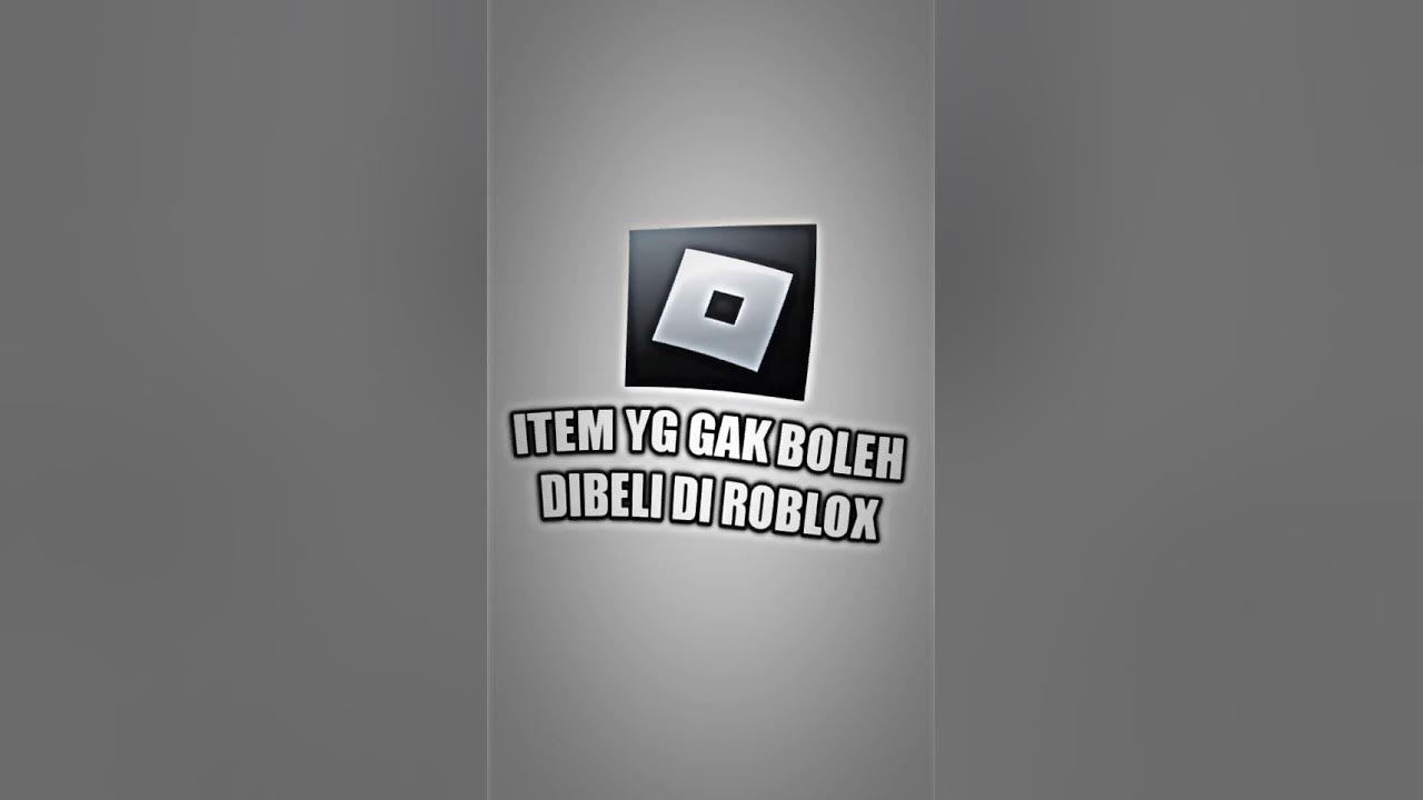 BERHATI HATI KALAU BELI ITEM DI ROBLOX❗❗
