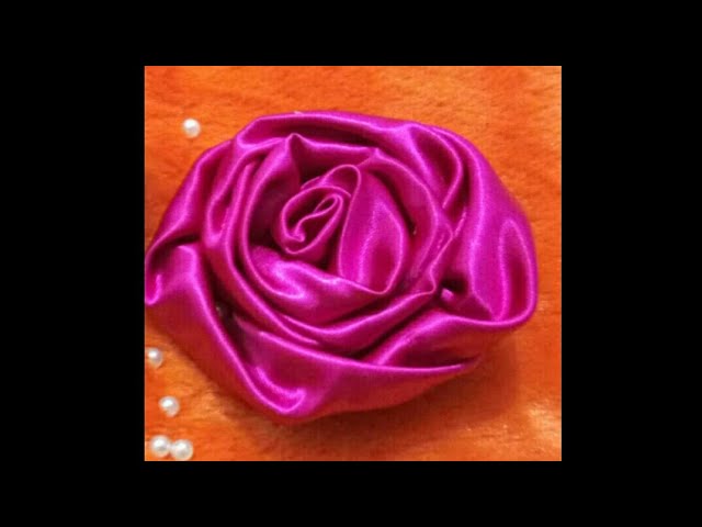 DIY satin black rose bouquet #satinflower #diyflowerbouquet #blackrose