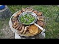 Czaja Feuerschalen | Barbecue mit der Grillplatte auf der Feuerschale | Grillen Kochen BBQ