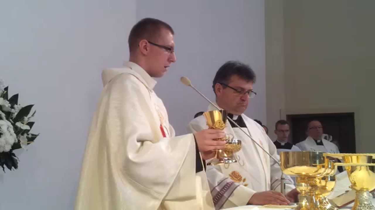 2014-05-25 Ks. Paweł Maj Prymicje MB Fatimskiej Gdańsk-Żabianka homilia Ks. Jacek Nawrot