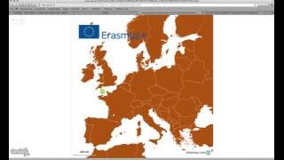 Vídeo tutorial: Cómo crear un mapa interactivo Erasmus+