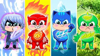 BREWING BABY CUTE PREGNANT, But They Are Elements!? - Catboy's Life Story - PJ MASKS 2D Animation