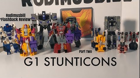 *Rodimusbill Flashback* Transformers G1 STUNTICONS & MENASOR Review (Part Two)