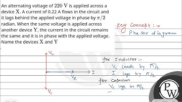 An alternating voltage of \\(220 \\mathrm{~V}\\) is applied across a device \\(\\mathrm{X}\\). A....
