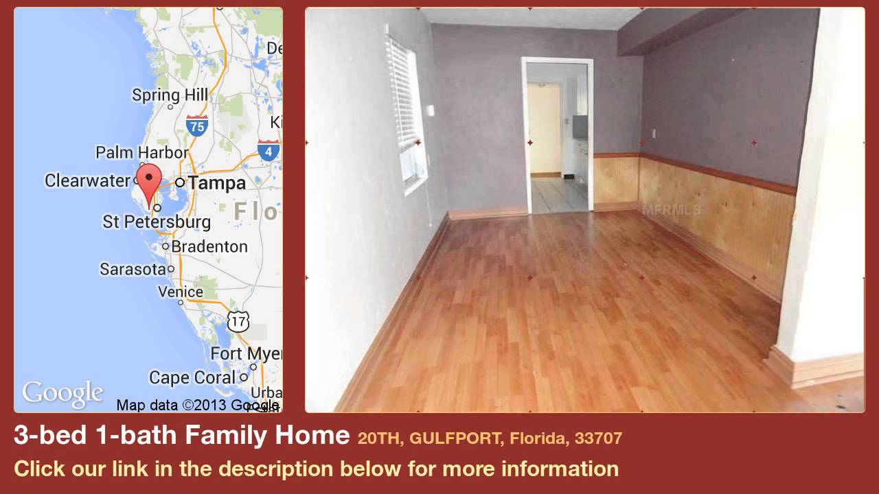 new homes in houston 3-bed 1-bath Family Home for Sale in Gulfport, Florida on florida-magic.com