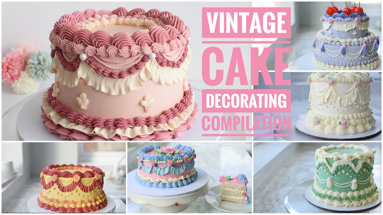 Thiết kế vintage cake decor cho sự kiện đặc biệt của bạn