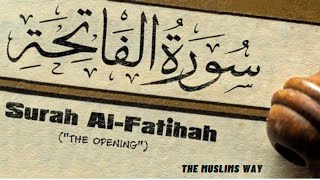 Surah Al Fatiha | Most beautiful Quran Tilawat | Mossad Abdul Mohsen Al Harthy