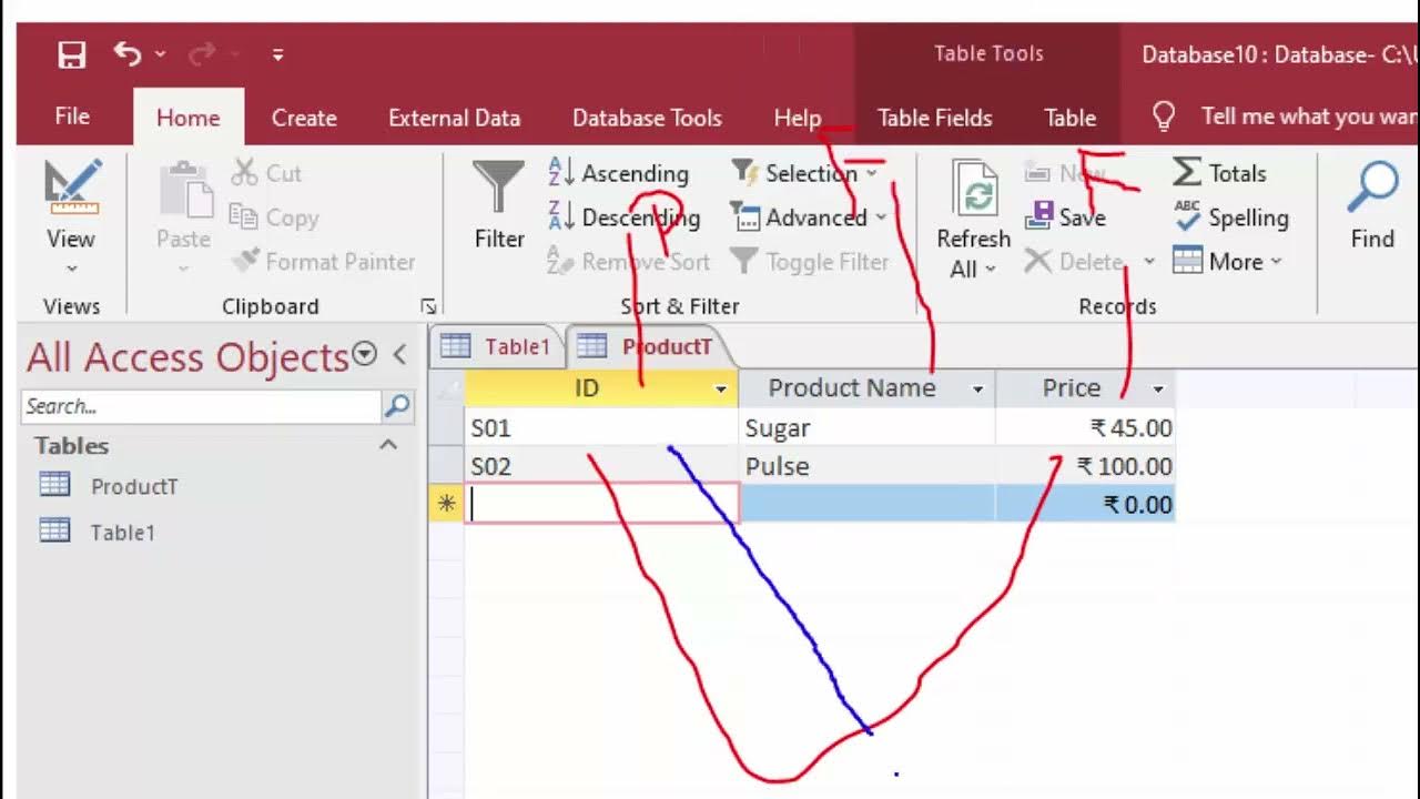 Composite Key Candidate Key Foreign Key in Microsoft YouTube