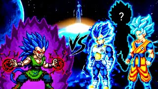 Goku SSJ7 V3 OP VS Fusion Vegito V2 OP (Goku & Vegeta) in Jump Force Mugen