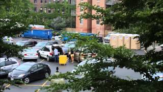 Northeastern University Move In - North Lot - 8/31/13 - Time Lapse A
