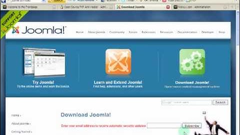 Install Joomla 1.5 and XamppLite Locally-Windows Part 1 of 2  HD