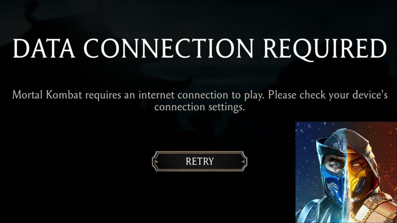 How to Fix Mortal Kombat Game - Requires an internet connection to play - Please check your device