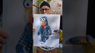 Gonzo CMYK Halftone Stencil