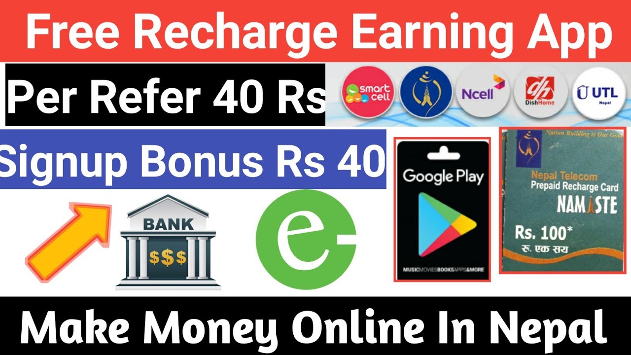 Loot Offer !! Earn Free esewa balance / Gift Cards / Recharge online ?  Real Research - coinut