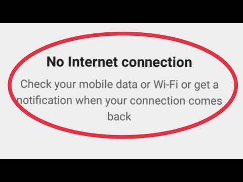 All Lenovo Phone || Play Store Error Fix mobile data or Wi‑Fi notification when your connection