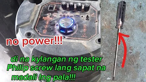 Kingster Bluetooth speaker no power.