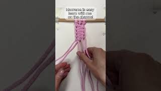Learn This Easy Macrame Knot Pattern Step by Step