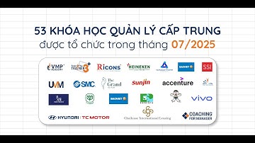 53 khóa học quản lý cấp trung trong tháng 7/2025 | VMP Academy