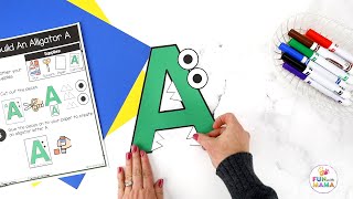Alphabet Crafts Printable Activity For Kids
