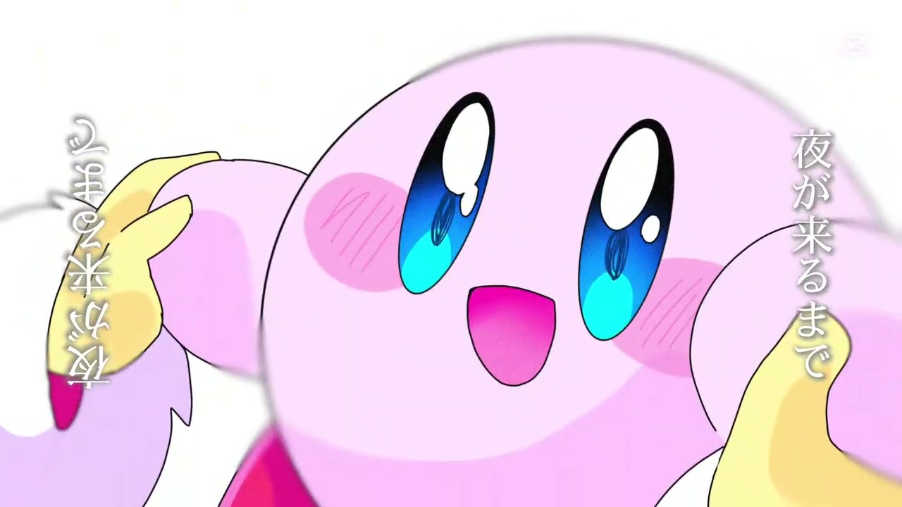 【手描きカービィ】カビデデで三日月ステップ(リメイク)